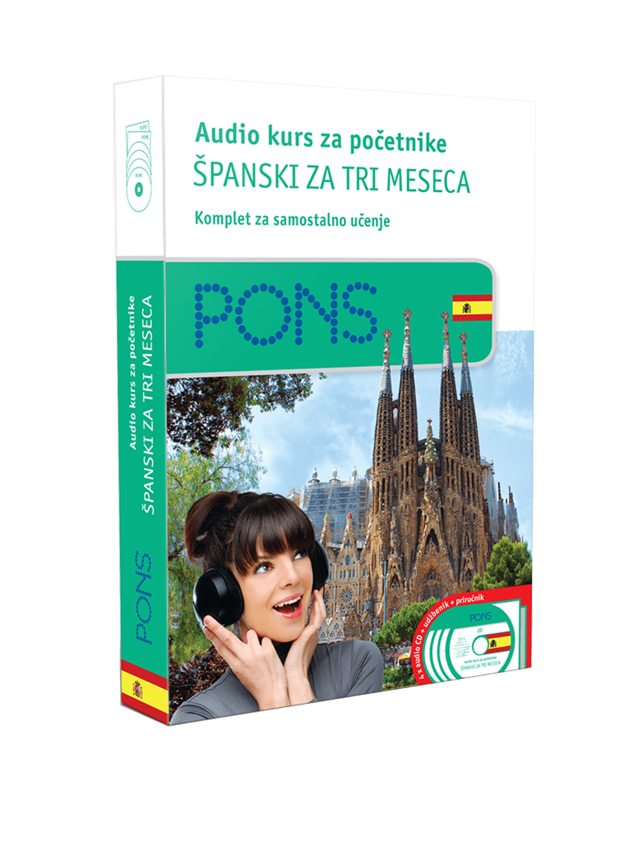 PONS Аудио курс/почетни, Шпански за три месеца