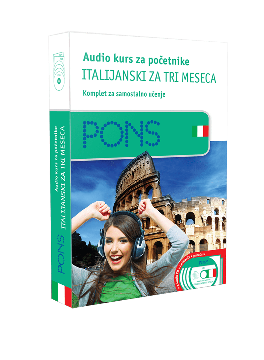 PONS, Аудио курс за почетнике, Италијански за три месеца