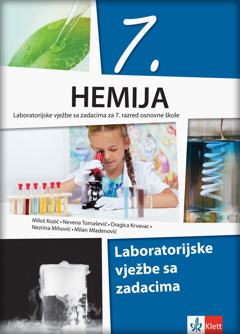 Хемија 7, лабораторијске вежбе са задацима на босанском језику