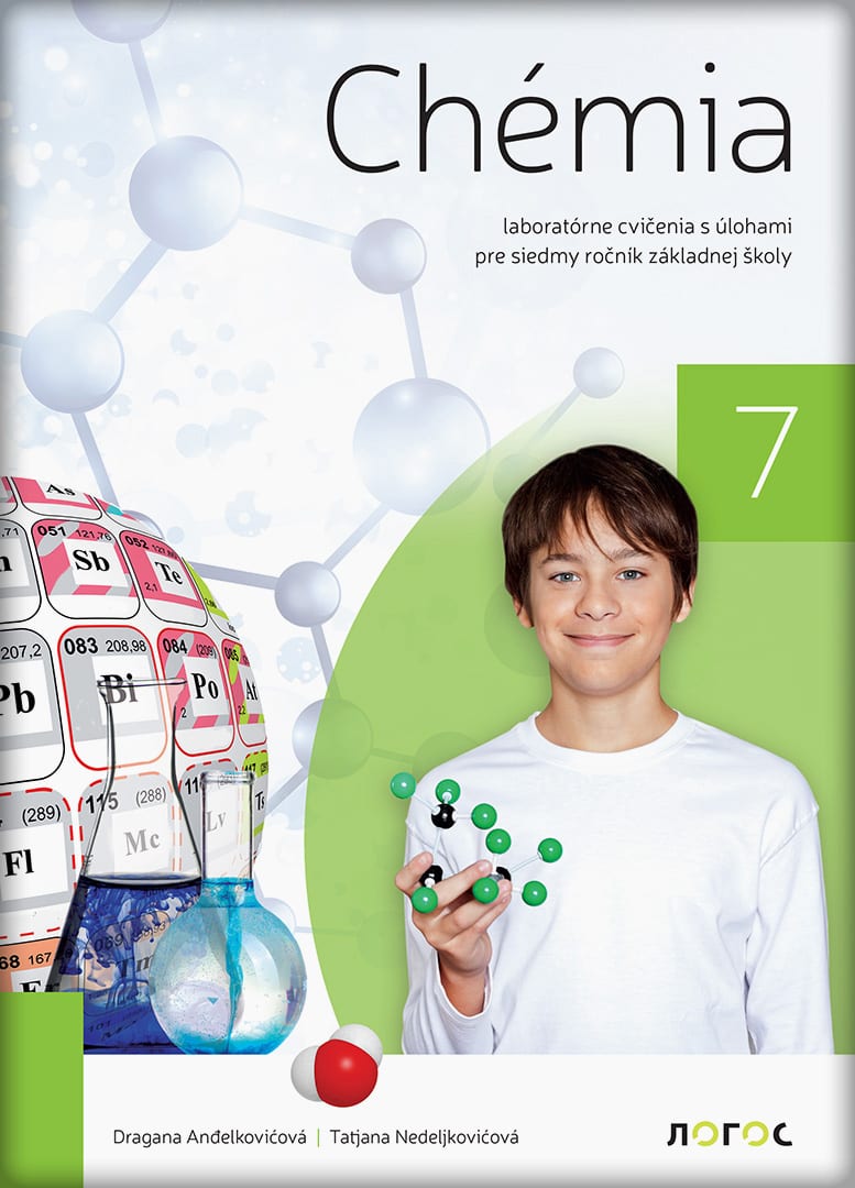 Хемија 7, лабораторијске вежбе са задацима на словачком језику за седми разред