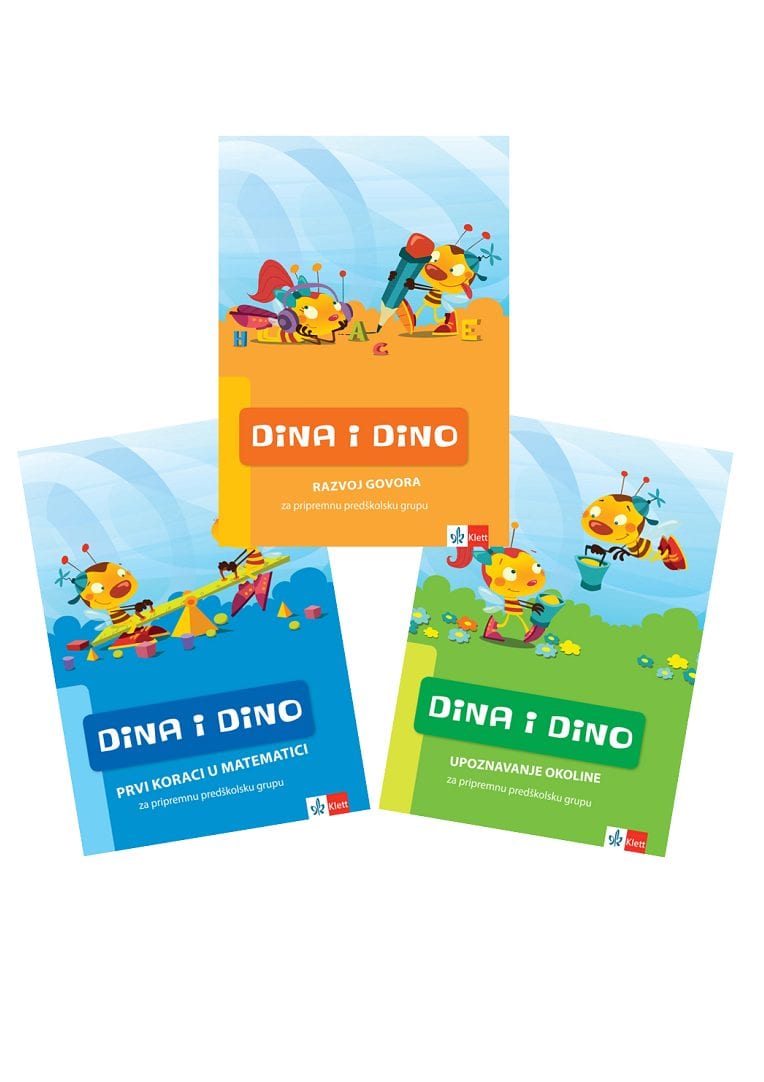 Дина и Дино – комплет издања за предшколце на босанском језику