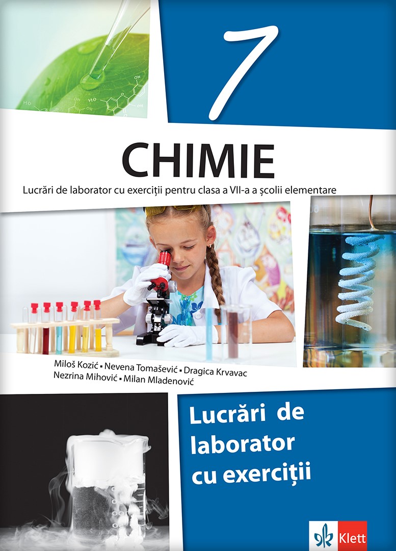 Хемија 7, лабораторијске вежбе са задацима на румунском језику