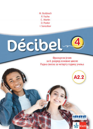 Француски језик 8, Decibel 4, радна свеска за осми разред са QR кодом